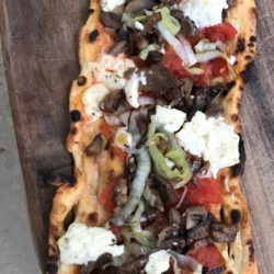 Mushroom and Leek Flatbread