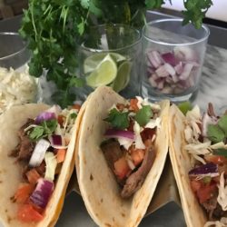 Double Decker Steak Tacos