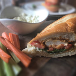 Buffalo Chicken Sandwiches with Blue Cheese Aioli