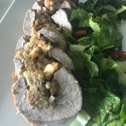Apple Stuffed Pork Loin