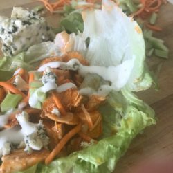 Buffalo Chicken Lettuce Wraps