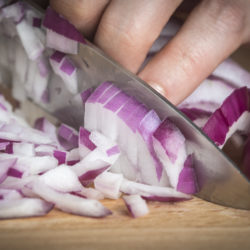 How to dice an onion